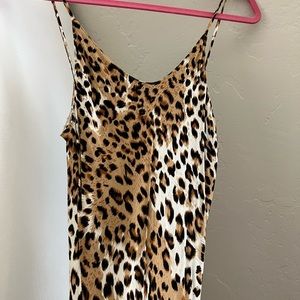 Cheetah print, long dress